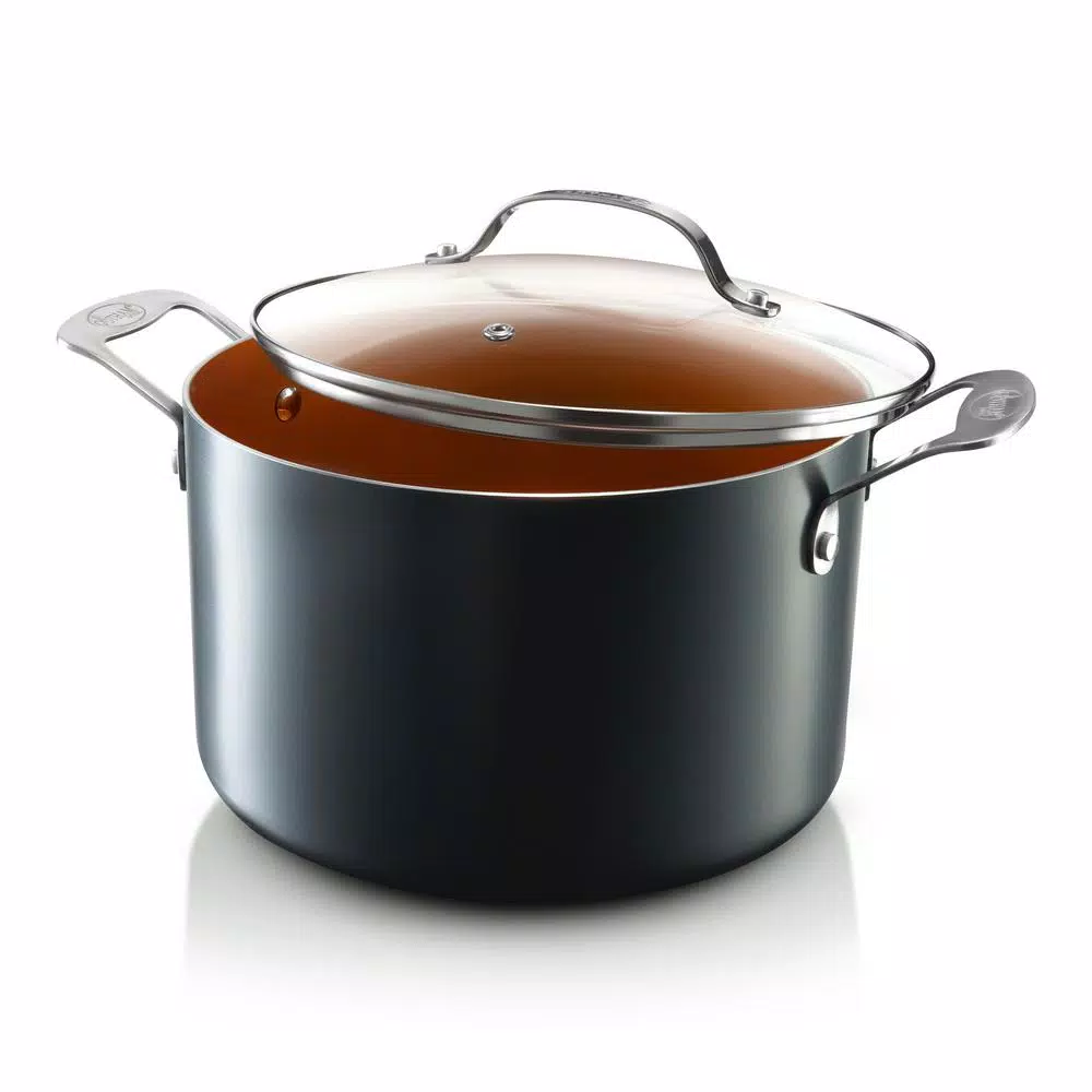 Best deal ✨ Gotham Steel 7 Qt. Aluminum Non-Stick Ti-Ceramic Stock Pot With Glass Lid ⭐ 1 Best deal ✨ Gotham Steel 7 Qt. Aluminum Non-Stick Ti-Ceramic Stock Pot With Glass Lid ⭐