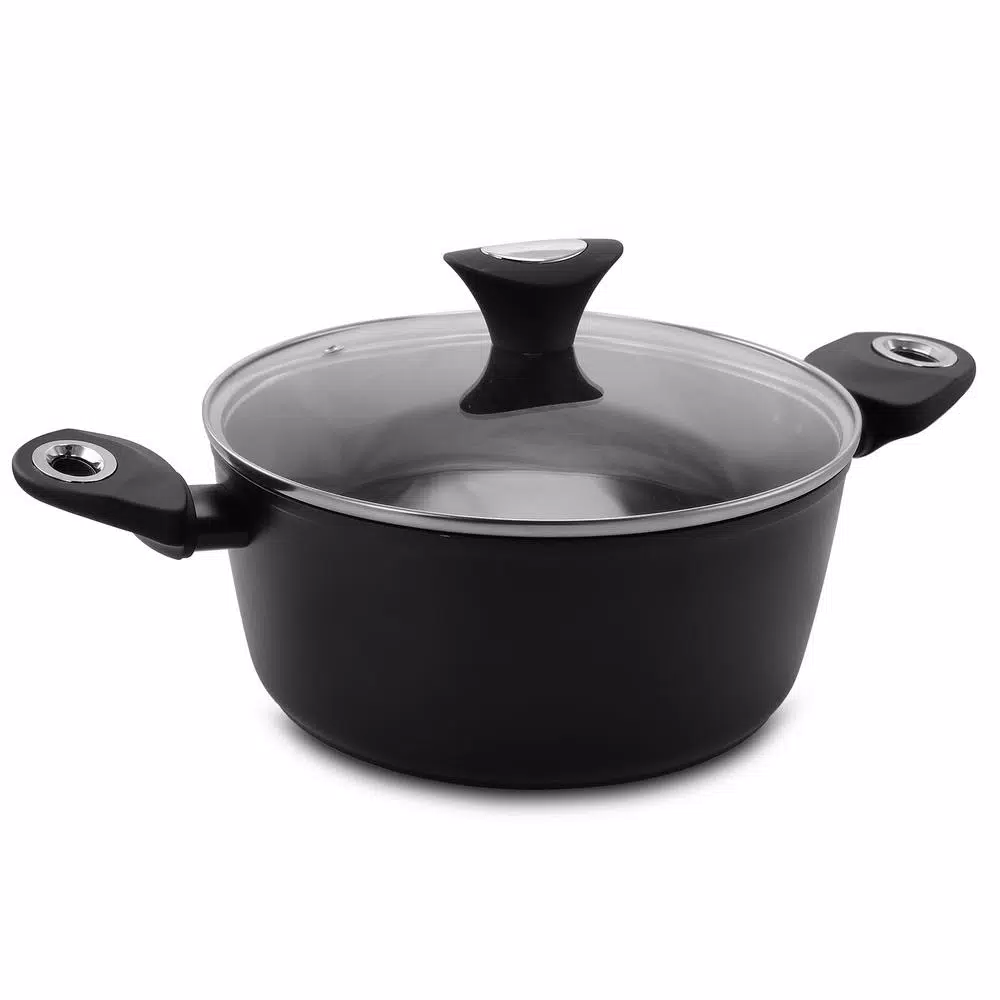 Discount ๐ Oster Allston 4.2 Qt. Round Aluminum Nonstick Dutch Oven In Gray With Glass Lid ๐ 1 Discount ๐ Oster Allston 4.2 Qt. Round Aluminum Nonstick Dutch Oven In Gray With Glass Lid ๐