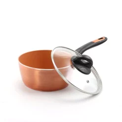 Outlet 🔥 Gibson Home Hummington 1.7 Qt. Aluminum Ceramic Nonstick Sauce Pan In Metallic Copper With Glass Lid 🔥 -Cheap Cookware Shop unnamed file 1737