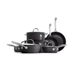 Best Sale ๐ OXO Good Grips 12-Piece Hard-Anodized Aluminum Ceramic Nonstick Cookware Set In Black ๐ฅฐ