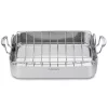 Discount 👏 Cuisinart MultiClad Pro 6 Qt. Stainless Steel Roasting Pan With Rack 🧨
