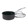 Deals 🌟 Cuisinart Chef’s Classic 1 Qt. Hard-Anodized Aluminum Nonstick Saute Pan In Black With Glass Lid 🌟