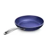 Cheap ❤️ GRANITESTONE Classic Blue 12 In. Aluminum Ultra-Durable Non-Stick Diamond Infused Fry Pan 🤩