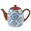 Buy 🔥 Certified International Porto 5-Cup Multi-Colored Teapot ⭐