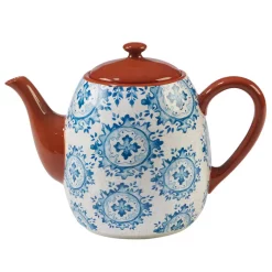 Buy 🔥 Certified International Porto 5-Cup Multi-Colored Teapot ⭐