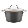 Best Pirce ✔️ Ayesha Curry Home Collection 4.5 Qt. Hard Anodized Aluminum Covered Saucepot 😉