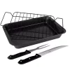 Top 10 🎁 Gibson Home Reilly 4-Piece Non-Stick Carbon Steel Roaster Set ✨