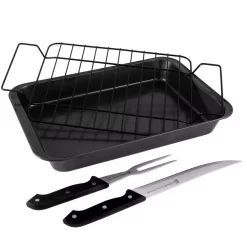 Top 10 🎁 Gibson Home Reilly 4-Piece Non-Stick Carbon Steel Roaster Set ✨