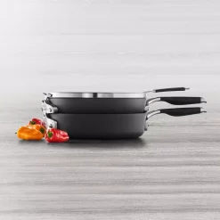 Best Sale ⌛ Calphalon Select Space Saving 3-Piece Hard-Anodized Aluminum Nonstick Cookware Set In Black 😍 -Cheap Cookware Shop unnamed file 179