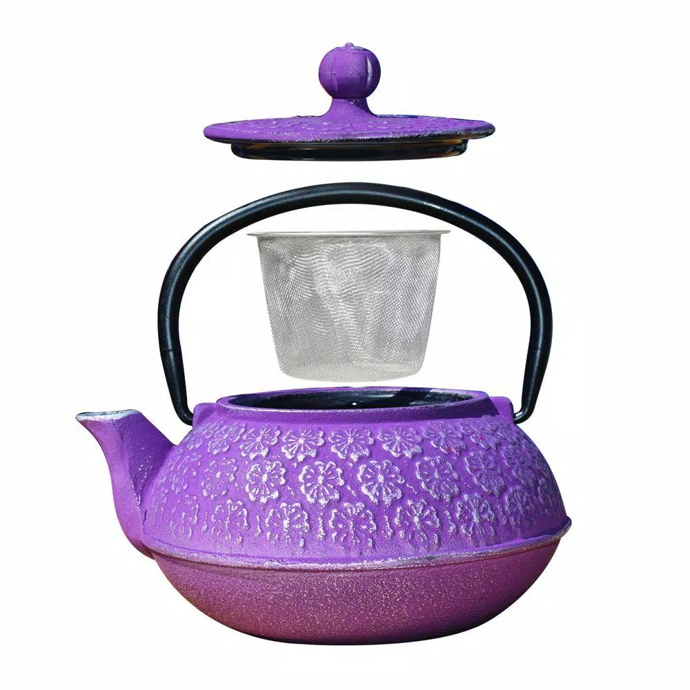 Promo π Old Dutch Cherry Blossom 2.75-Cup Teapot In Plum βοΈ 2 Promo π Old Dutch Cherry Blossom 2.75-Cup Teapot In Plum βοΈ - Image 2