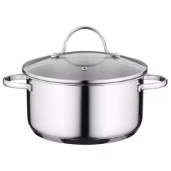Coupon ๐งจ BergHOFF Essentials Comfort 3.3 Qt. Round Stainless Steel Casserole Dish With Glass Lid ๐