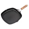 Hot Sale 🤩 MasterPan 10 In. Cast Aluminum Nonstick Grill Pan In Black With Pour Spout 🔔