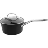 Best reviews of ⭐ Starfrit The Rock 3 Qt. Aluminum Nonstick Sauce Pot In Black Speckle With Glass Lid 👏