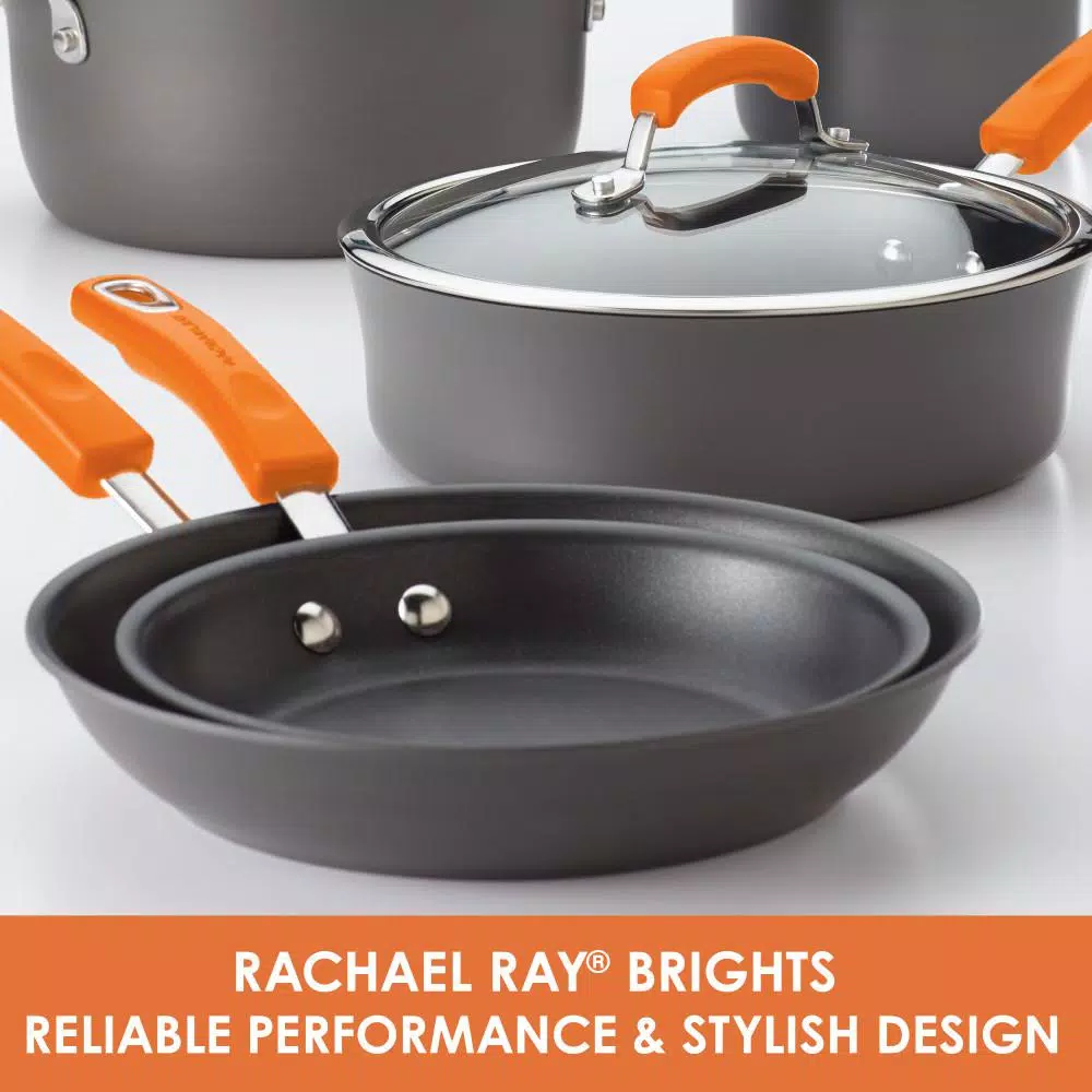 Best reviews of 🥰 Rachael Ray Classic Brights 3 Qt. Hard-Anodized Aluminum Nonstick Sauce Pan In Orange And Gray With Glass Lid 🥰 2 Best reviews of 🥰 Rachael Ray Classic Brights 3 Qt. Hard-Anodized Aluminum Nonstick Sauce Pan In Orange And Gray With Glass Lid 🥰 - Image 2