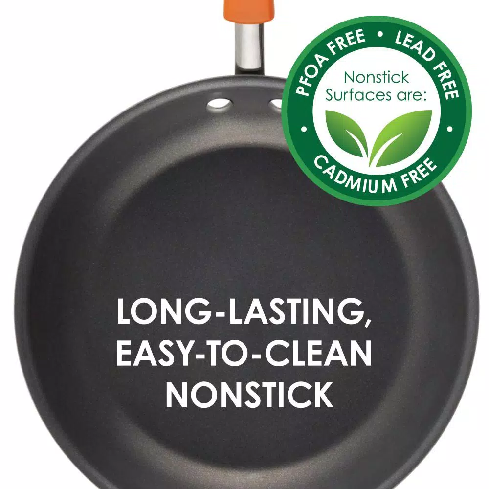 Best reviews of 🥰 Rachael Ray Classic Brights 3 Qt. Hard-Anodized Aluminum Nonstick Sauce Pan In Orange And Gray With Glass Lid 🥰 3 Best reviews of 🥰 Rachael Ray Classic Brights 3 Qt. Hard-Anodized Aluminum Nonstick Sauce Pan In Orange And Gray With Glass Lid 🥰 - Image 3