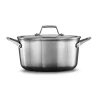 Budget 💯 Calphalon Premier 6 Qt. Stainless Steel Stock Pot With Glass Lid 😉