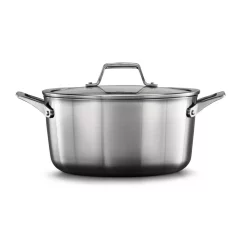 Budget 💯 Calphalon Premier 6 Qt. Stainless Steel Stock Pot With Glass Lid 😉