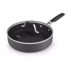 Budget ❤️ Calphalon Select 3 Qt. Hard-Anodized Aluminum Nonstick Saute Pan In Black With Glass Lid 🎉
