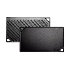 Hot Sale π€© Lodge Double Play 16.75 In. Black Cast Iron Reversible Stovetop Griddle π