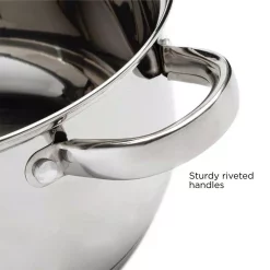 Best Sale 😉 Ecolution Pure Intentions 5 Qt. Round Stainless Steel Dutch Oven In Polished Stainless Steel With Glass Lid 😉 -Cheap Cookware Shop unnamed file 1964
