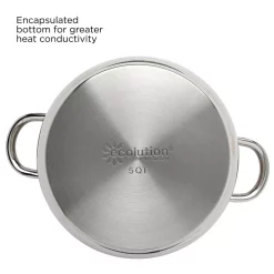 Best Sale 😉 Ecolution Pure Intentions 5 Qt. Round Stainless Steel Dutch Oven In Polished Stainless Steel With Glass Lid 😉 -Cheap Cookware Shop unnamed file 1965