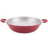 Deals 🔔 Rachael Ray Create Delicious Aluminum Nonstick Wok, 14.25-Inch, Red Shimmer 🥰