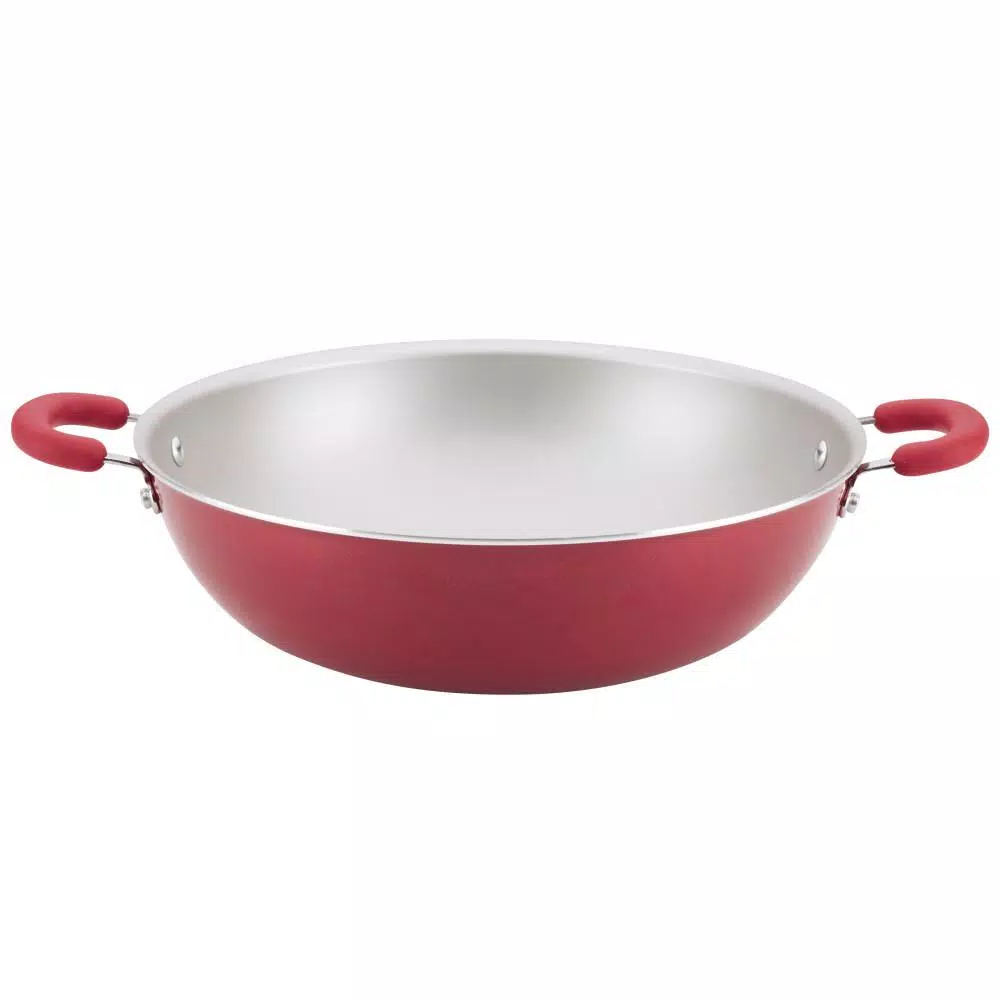 Deals 🔔 Rachael Ray Create Delicious Aluminum Nonstick Wok, 14.25-Inch, Red Shimmer 🥰 1 Deals 🔔 Rachael Ray Create Delicious Aluminum Nonstick Wok, 14.25-Inch, Red Shimmer 🥰