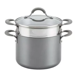 Top 10 👍 Circulon Elementum 5 Qt. Oyster Gray Hard-Anodized Nonstick Covered Multipot With Steamer Insert 😍