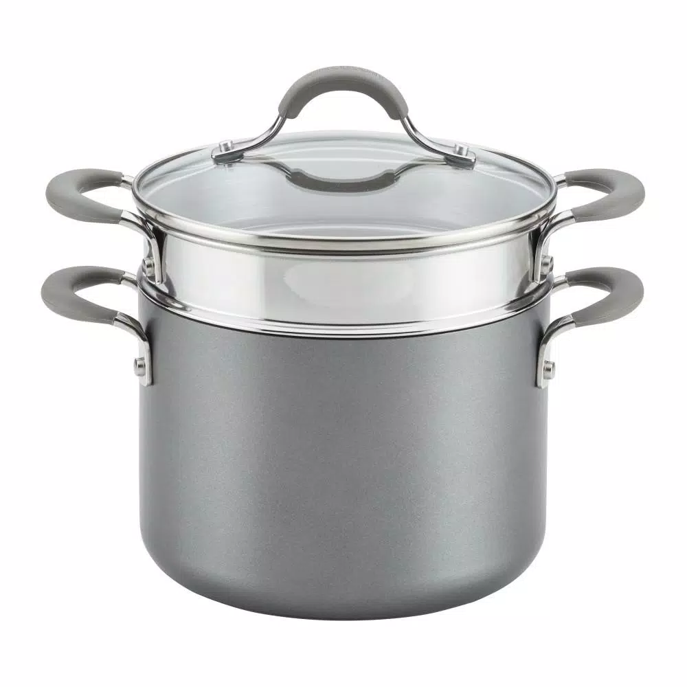 Top 10 ๐ Circulon Elementum 5 Qt. Oyster Gray Hard-Anodized Nonstick Covered Multipot With Steamer Insert ๐ 1 Top 10 ๐ Circulon Elementum 5 Qt. Oyster Gray Hard-Anodized Nonstick Covered Multipot With Steamer Insert ๐