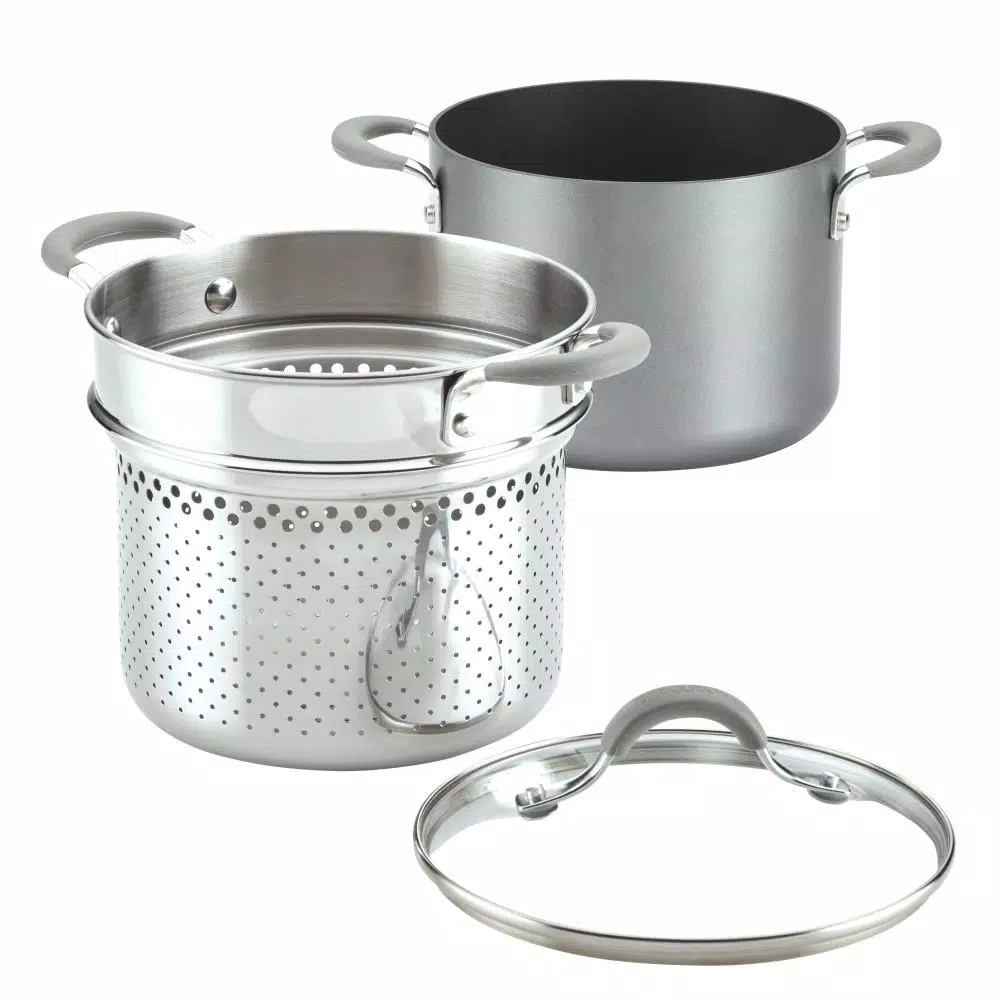 Top 10 ๐ Circulon Elementum 5 Qt. Oyster Gray Hard-Anodized Nonstick Covered Multipot With Steamer Insert ๐ 4 Top 10 ๐ Circulon Elementum 5 Qt. Oyster Gray Hard-Anodized Nonstick Covered Multipot With Steamer Insert ๐ - Image 4