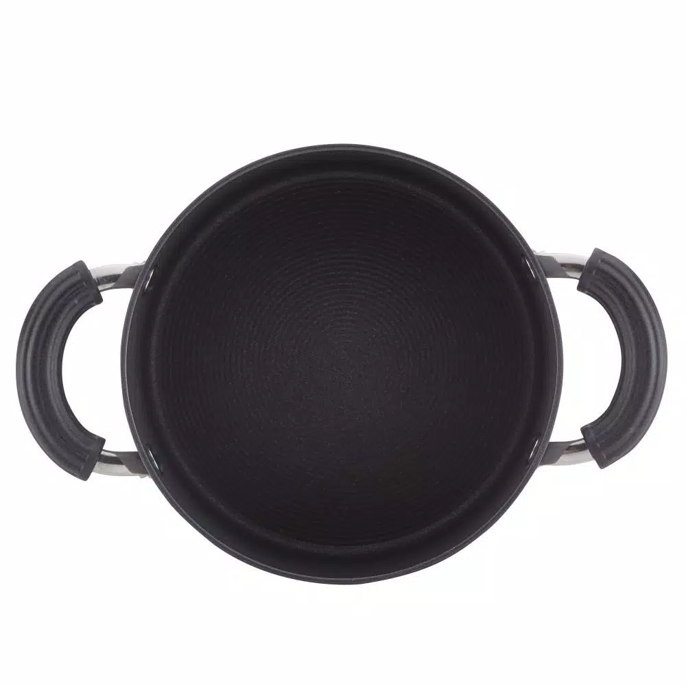 Discount 😉 Circulon Promotional 3 Qt. Hard-Anodized Aluminum Nonstick Sauce Pot In Black With Glass Lid 🥰 2 Discount 😉 Circulon Promotional 3 Qt. Hard-Anodized Aluminum Nonstick Sauce Pot In Black With Glass Lid 🥰 - Image 2