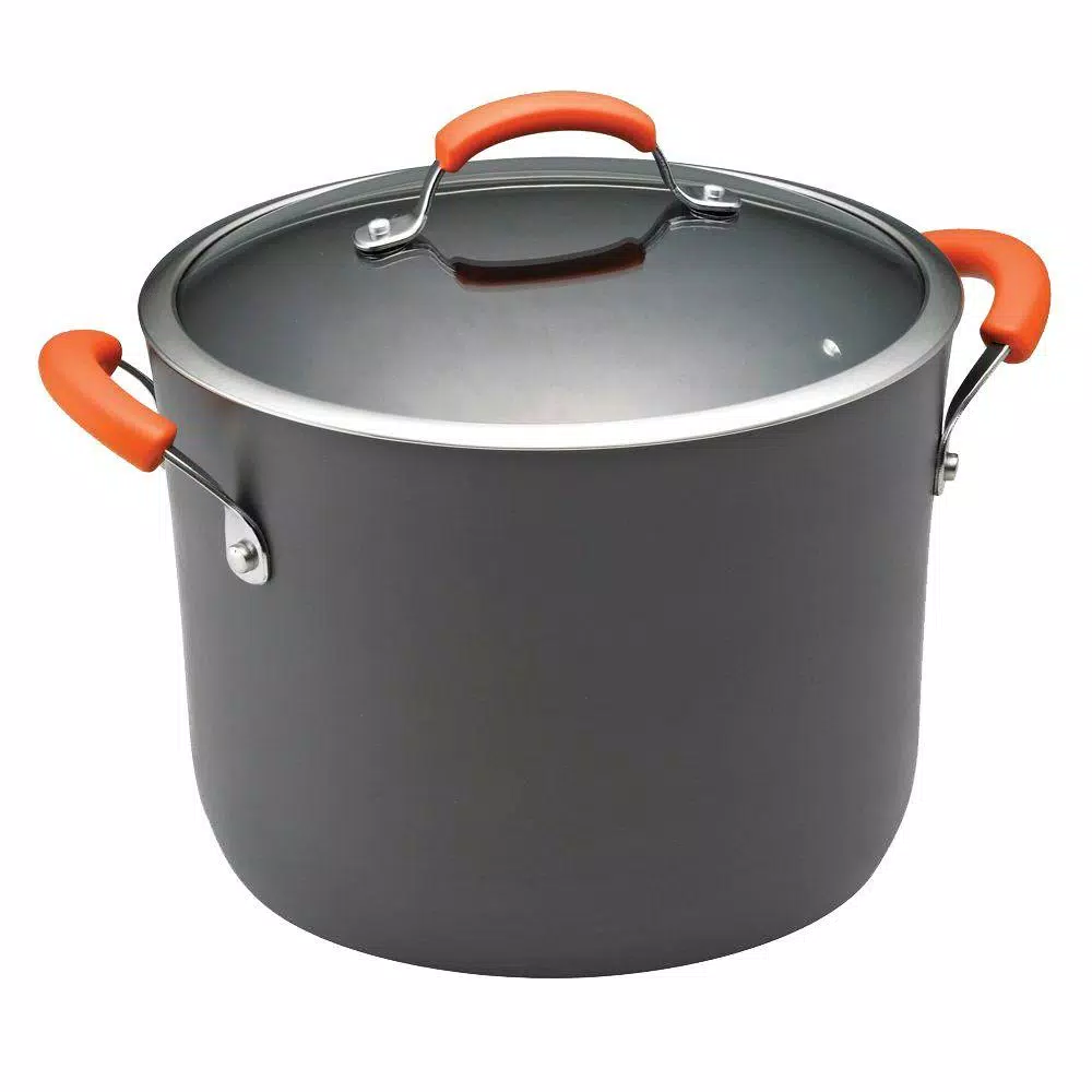 Deals π Rachael Ray Classic Brights 10 Qt. Hard-Anodized Aluminum Nonstick Stock Pot In Orange And Gray With Glass Lid π₯° 1 Deals π Rachael Ray Classic Brights 10 Qt. Hard-Anodized Aluminum Nonstick Stock Pot In Orange And Gray With Glass Lid π₯°