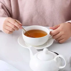 Wholesale 💯 MALACASA White Porcelain Teapot 11 Ounce Tea For One Set 1 Piece Teacup And Saucer 🤩 -Cheap Cookware Shop unnamed file 2057