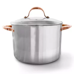 Budget ๐ Oster Merrick 16 Qt. Stainless Steel Stock Pot With Glass Lid ๐