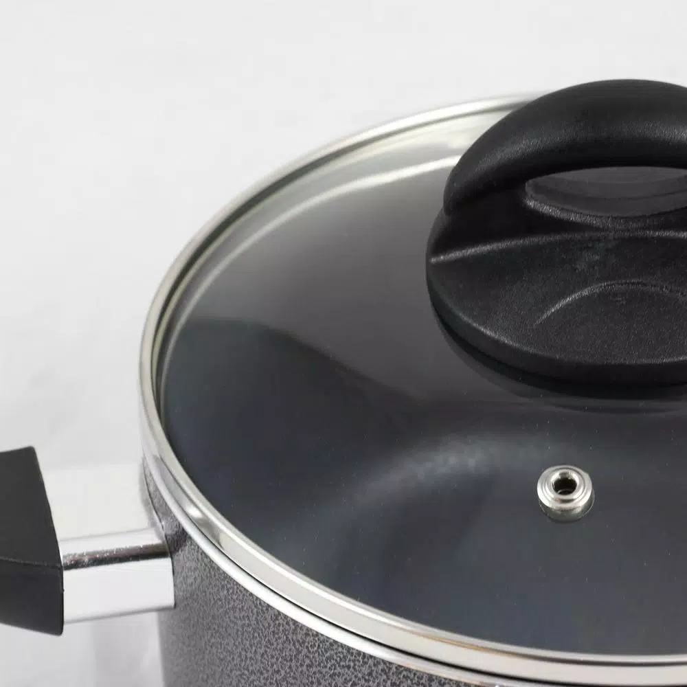 Budget π Oster Clairborne 2.5 Qt. Aluminum Nonstick Sauce Pan In Charcoal Grey With Glass Lid π 2 Budget π Oster Clairborne 2.5 Qt. Aluminum Nonstick Sauce Pan In Charcoal Grey With Glass Lid π - Image 2