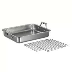 Discount ๐ Tramontina Gourmet Prima 6.75 Qt. Stainless Steel Roasting Pan ๐คฉ
