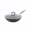 Buy ⭐ Rachael Ray Cucina Hard-Anodized Stir-Fry Pan With Lid 😉