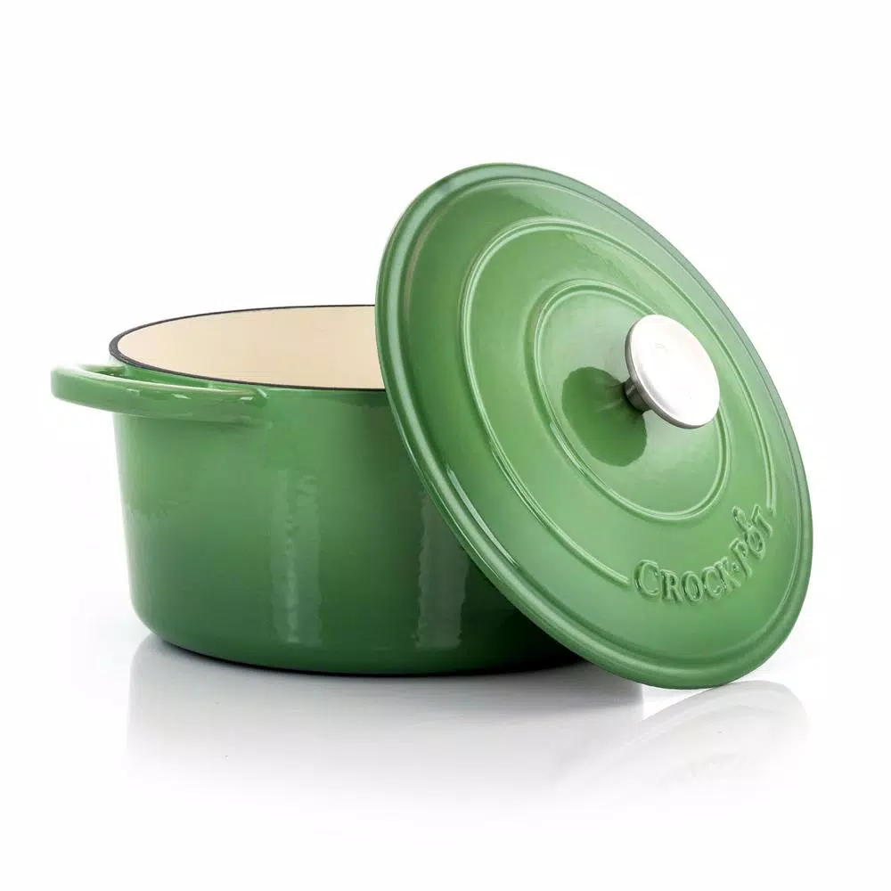 Cheapest π Crock-Pot Artisan 5 Qt. Round Cast Iron Nonstick Dutch Oven In Pistachio Green With Lid π 2 Cheapest π Crock-Pot Artisan 5 Qt. Round Cast Iron Nonstick Dutch Oven In Pistachio Green With Lid π - Image 2
