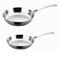 Best Pirce 😉 BergHOFF Copper Clad 2-Piece Stainless Steel Frying Pan Set In Polished Stainless Steel 👍