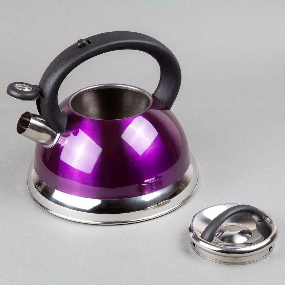 Brand new 🔥 Creative Home Alexa 12-Cup Stovetop Tea Kettle In Purple 😉 3 Brand new 🔥 Creative Home Alexa 12-Cup Stovetop Tea Kettle In Purple 😉 - Image 3