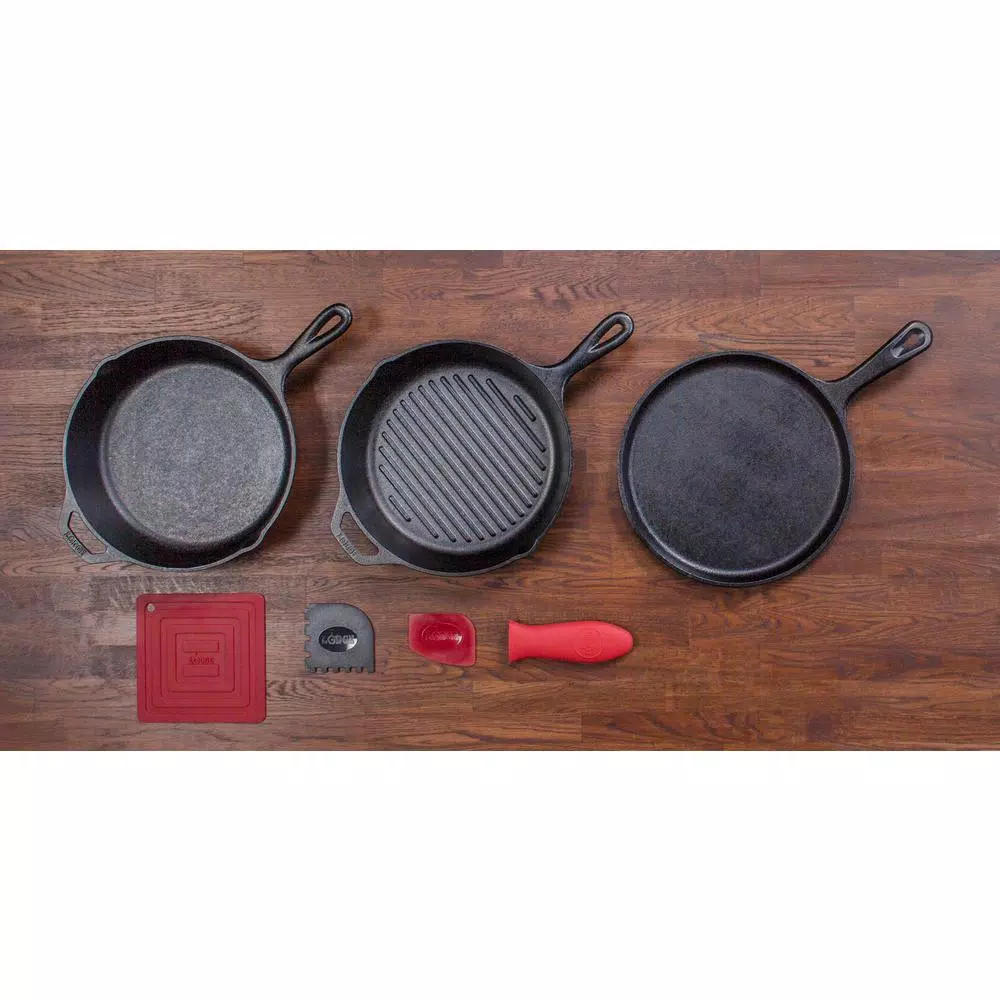 New π₯° Lodge 7-Piece Cast Iron Cookware Set In Black π― 2 New π₯° Lodge 7-Piece Cast Iron Cookware Set In Black π― - Image 2