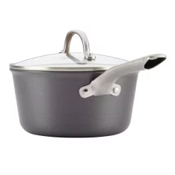 Outlet ✔️ Ayesha Curry Home Collection 3 Qt. Hard-Anodized Aluminum Nonstick Sauce Pan In Charcoal Gray With Glass Lid ❤️ -Cheap Cookware Shop unnamed file 2197