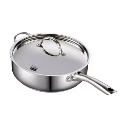 Best Pirce ✨ Cooks Standard Classic 5 Qt. Stainless Steel Saute Pan With Lid 😍