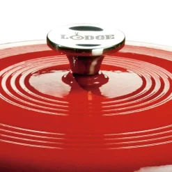 Cheapest ⭐ Lodge Enamelware 7.5 Qt. Round Cast Iron Dutch Oven In Red Enamel With Lid 👏 -Cheap Cookware Shop unnamed file 2213