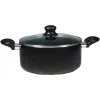 Best Sale 💯 Starfrit Simplicity 5.3 Qt. Aluminum Nonstick Sauce Pot In Black With Glass Lid 😉