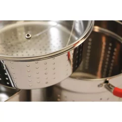 Discount 🥰 ExcelSteel 12 Qt. Stainless Steel Multi-Cooker Pasta Pot With Lid And Red Silicone Handles ⌛ 13 Discount 🥰 ExcelSteel 12 Qt. Stainless Steel Multi-Cooker Pasta Pot With Lid And Red Silicone Handles ⌛ -Cheap Cookware Shop unnamed file 2258