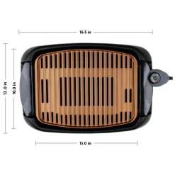Best Pirce ❤️ Ovente 1000-Watt Portable Electric Indoor Smokeless Grill With Non-Stick Aluminum Grilling Plate And Oil Drip Pan, Copper 😍 -Cheap Cookware Shop unnamed file 2289