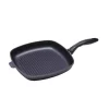 Buy 🛒 Swiss Diamond Classic Series Induction 12 In. Cast Aluminum Nonstick Grill Pan In Gray ⭐