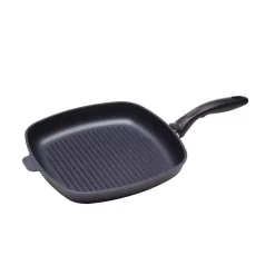 Buy 🛒 Swiss Diamond Classic Series Induction 12 In. Cast Aluminum Nonstick Grill Pan In Gray ⭐