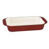 Deals 🧨 Cuisinart Chef’s Classic Enameled Cast Iron 14 In. Roasting/Lasagna Pan In Cardinal Red 🌟